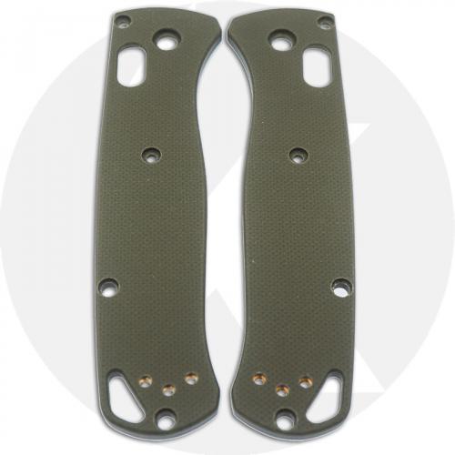 KP Custom G10 Scales for Benchmade Bugout Knife - OD Green