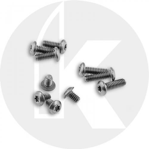 Titanium Replacement Screw Set for Benchmade Mini Griptilian Series Knife - Button Head - T6 - Set of 10