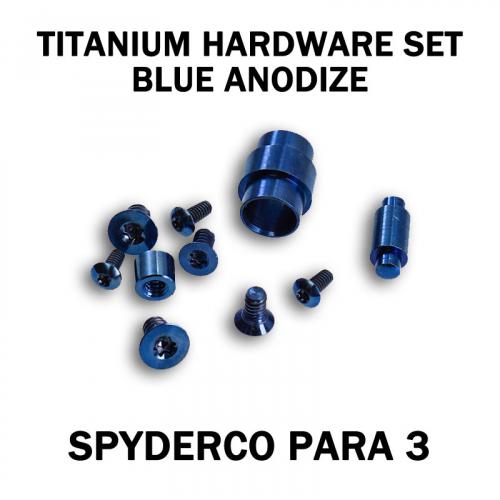 Titanium Replacement Screw Set for Spyderco Para 3 Knife