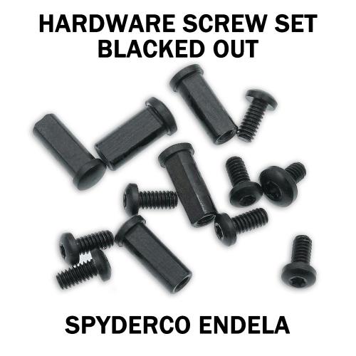 Replacement Hardware Kit for Spyderco Endela - Stainless Steel - Black