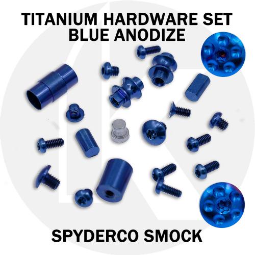 Titanium Replacement Hardware Screw Set for Spyderco Smock Knife