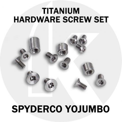 Titanium Replacement Screw Set for Spyderco YoJUMBO Knife