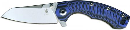 Kizer Tigon, Milled Blue and Black G10, Ki-4450A3