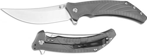 Kizer Nomad Ki4482A1 Dirk Pinkerton Ti Flipper Folder Knife