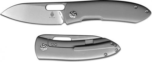 Kizer Wanderer Ki4500 Justin Lundquist EDC Frame Lock Folder Sheepfoot with Titanium Handle