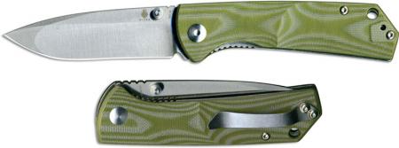 Kizer V3403A2 Vanguard V3 Vigor with VG10 Blade and OD Green G10 Handle, Ki-V3403A2