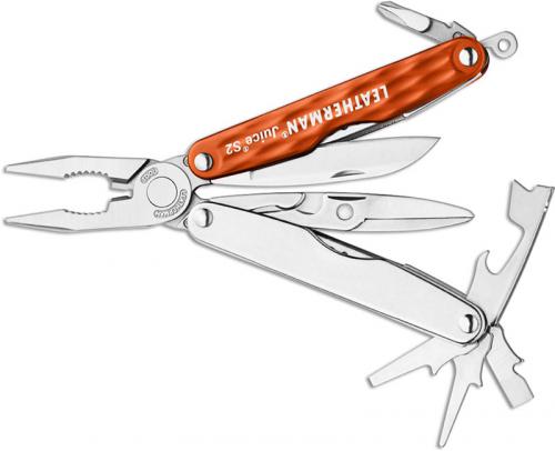 Leatherman Juice S2 Tool, Cinnabar Orange, LE-831925