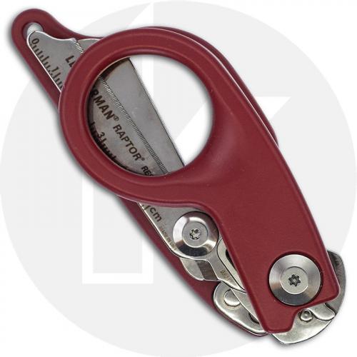 Leatherman Raptor Response Tool 832963 - Compact 4 Function Medical Shears - Multi Tool - Crimson GFN Grips