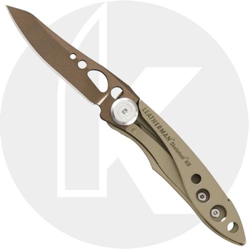 Leatherman SkeleTool KB 833562 Pocket Knife - Sandstorm