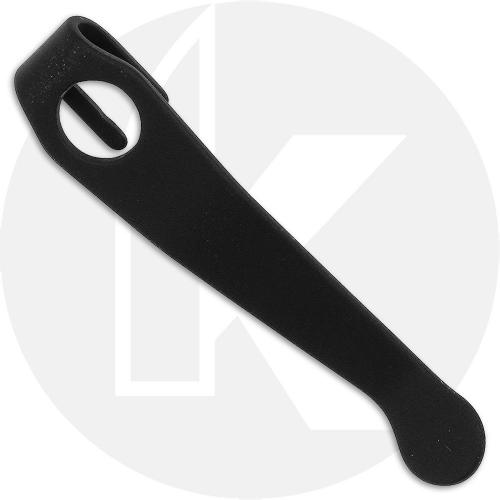 LynchNW Spyderco Titanium Wire Deep Carry Pocket Clip - Black Cerakote