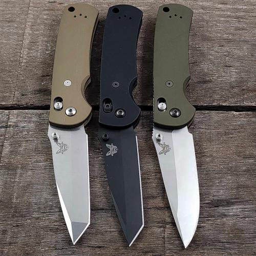 AWT Custom Aluminum Scales for Benchmade Griptilian Knife - FDE - USA Made