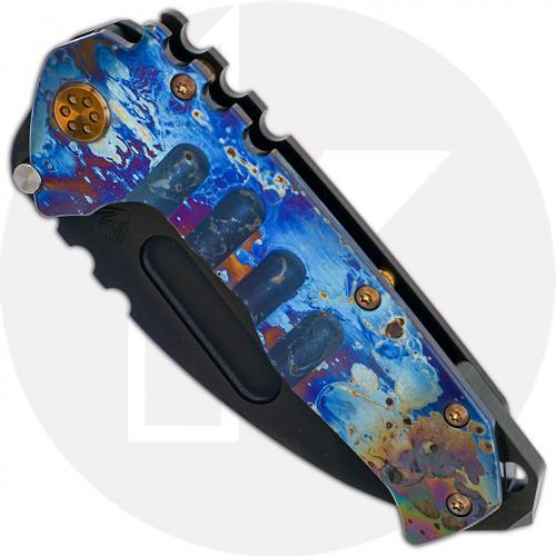 Medford Praetorian T - PVD S35VN Drop Point - Flamed Solar Flare Ti - Frame Lock Folder - USA Made