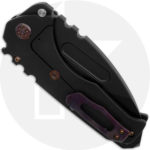 Medford Praetorian T - DLC S45VN Drop Point - DLC Ti - Violet / Bronze Hardware - Frame Lock Folder - USA Made