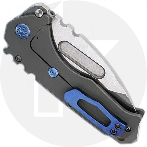 Medford Praetorian T - Tumbled S35VN Drop Point - Route 66 Ti - Frame Lock Folder - USA Made