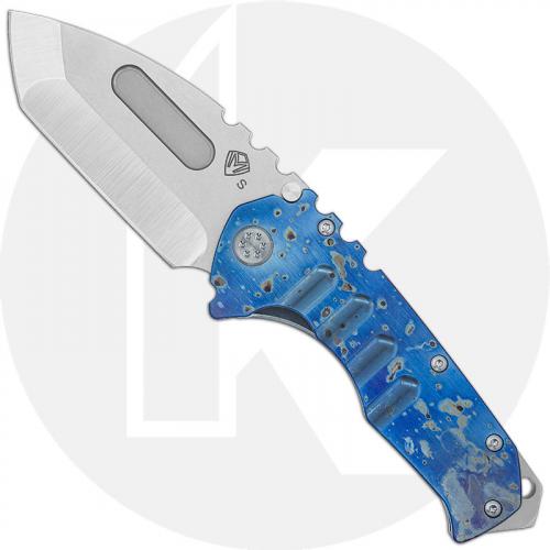 Medford Praetorian T - Tumbled S35VN Tanto - Faced Galaxy Ti - Frame Lock Folder - USA Made