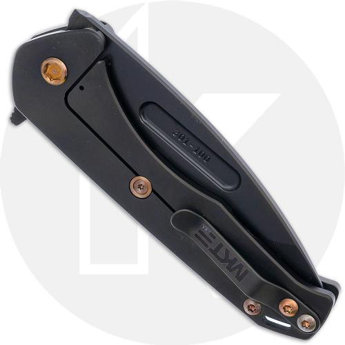 Medford Praetorian Slim Flipper - PVD S45VN Tanto - PVD Ti - Frame Lock Folder - USA Made