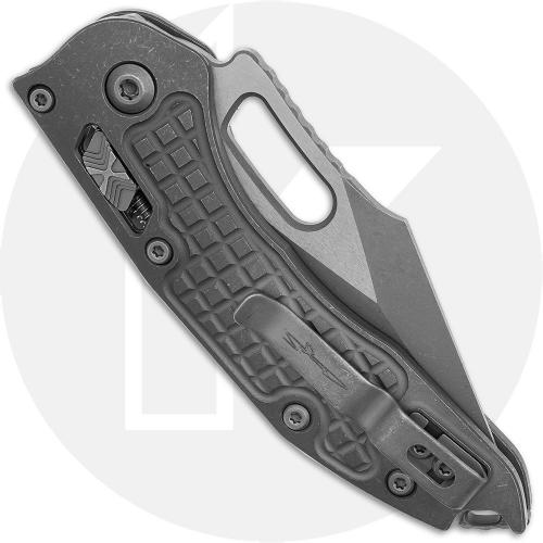 Microtech Stitch RAM-LOK Knife - Signature Series - Apocalyptic Bohler M390MK Spear Point - Apocalyptic Frag Pattern Titanium