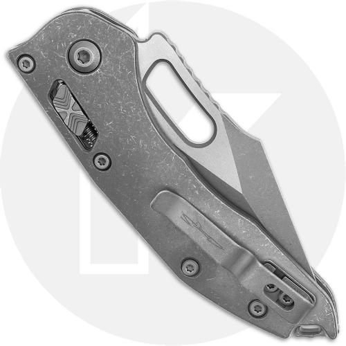 Microtech Stitch RAM-LOK Knife - Signature Series - Apocalyptic Bohler M390MK Spear Point - Apocalyptic Slab Titanium