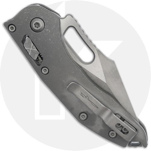 Microtech Stitch RAM-LOK Knife - Signature Series - Apocalyptic Bohler M390MK Spear Point - Apocalyptic Slab Titanium