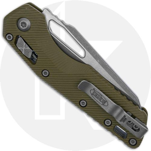 Microtech MSI RAM-LOK Knife - Apocalyptic Sheepsfoot Bohler M390MK - Fluted OD Green G10