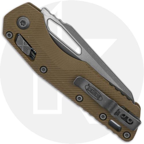 Microtech MSI RAM-LOK Knife - Apocalyptic Sheepsfoot Bohler M390MK - Fluted Tan G10