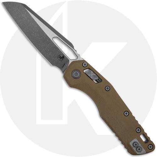 Microtech MSI RAM-LOK Knife - Apocalyptic Sheepsfoot Bohler M390MK - Fluted Tan G10