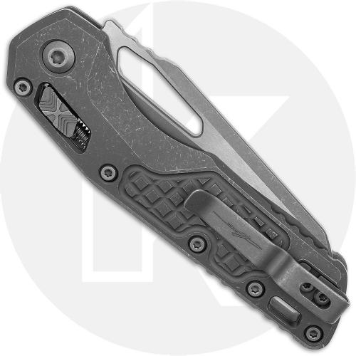 Microtech MSI RAM-LOK Knife - Signature Series - Apocalyptic Sheepsfoot Bohler M390MK - Apocalyptic Frag Pattern Titanium