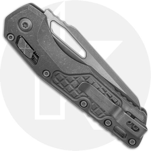 Microtech MSI RAM-LOK Knife - Signature Series - Apocalyptic Part Serrated Sheepsfoot Bohler M390MK - Apocalyptic Frag Pattern T