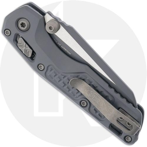 Microtech MSI Mini RAM-LOK Knife - 2-Tone M390MK Sheepsfoot - Storm Cerakote Frag Pattern Aluminum