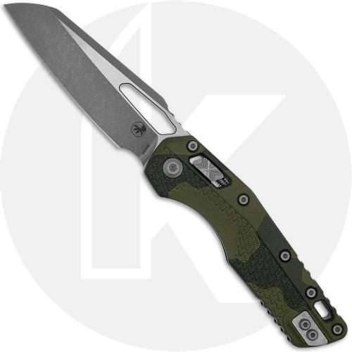 Microtech MSI RAM-LOK Knife - Apocalyptic Sheepsfoot Bohler M390MK - Fluted Olive Camo Polymer