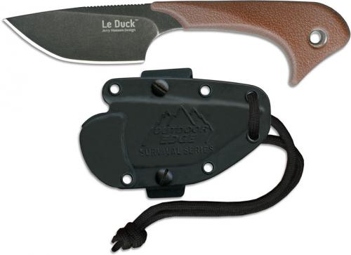 Outdoor Edge Le Duck Knife, Brown, OE-LD10C