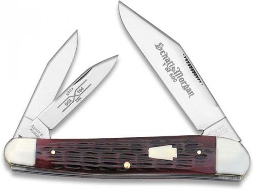 Queen Knives: Schatt & Morgan Series XVII 2007 Dogleg Whittler, QN-043154