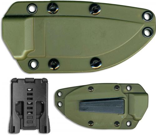 Ontario RAT-3 8622 OD Green Kydex Sheath with Boot Clip and Tek-Lok