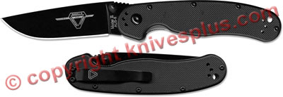 Ontario RAT II Folder, Black Blade, QN-8861