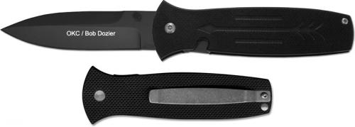 Ontario Dozier Arrow Knife, Black, QN-9101