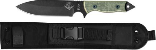 Ontario Knives: Ontario RAK Assault, Black Micarta, QN-9414BM