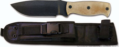 Ontario Afghan Knife, Tan Micarta, QN-9419TM