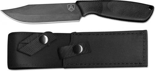 Ontario 9710 SP A Survival Knife Black High Carbon Steel Fixed Blade Synthetic Rubber Handle USA Made