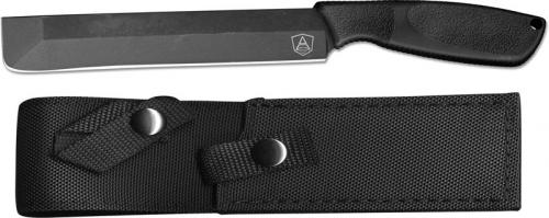 Ontario 9712 SP A Machete Black High Carbon Steel Fixed Blade Synthetic Rubber Handle USA Made