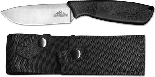 Ontario 9715 HP Drop Point Knife Stainless Steel Fixed Blade Synthetic Rubber Handle USA Made