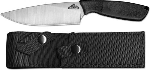 Ontario 9717 HP Camp Knife Stainless Steel Drop Point Fixed Blade Synthetic Rubber Handle USA Made