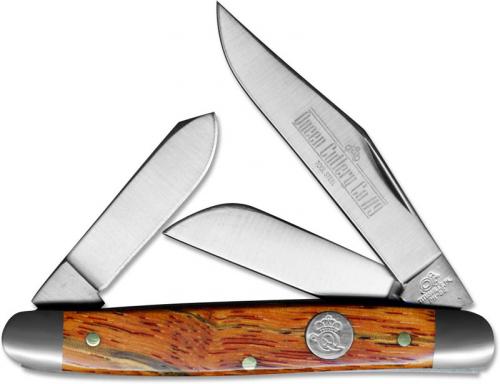 Queen Knives: Queen Large Stockman Knife, Curly Zebra Wood, QN-9CZ