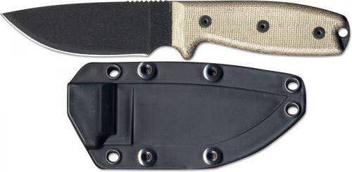 Ontario Knives: Ontario RAT-3 Knife, Black Sheath, QN-RAT3B