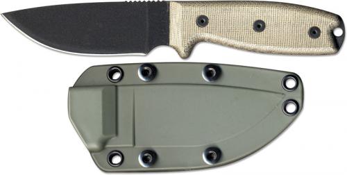 Ontario Knives: Ontario RAT-3 Knife, Green Sheath, QN-RAT3OD