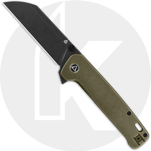 QSP Penguin Plus QS130XL-B - Black Stonewash 20CV - Bronze Stonewash Ti - Flipper Folder