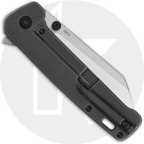 QSP Penguin Plus QS130XL-E1 - Satin 20CV - Copper Foil CF / Black Stonewash Ti - Flipper Folder