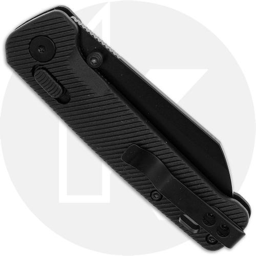 QSP Penguin Glyde Lock QS130GL-A2 Knife - Black 14C28N Sheepsfoot - Black FRN