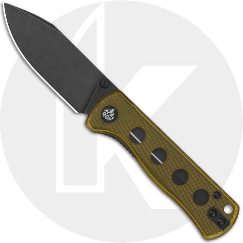 QSP Canary Folder QS150-J2 Knife - Blackwash 14C28N Drop Point - Ultem