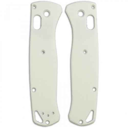 RC BladeWorks Custom Micarta Scales for Benchmade Bugout Knife - White - USA Made
