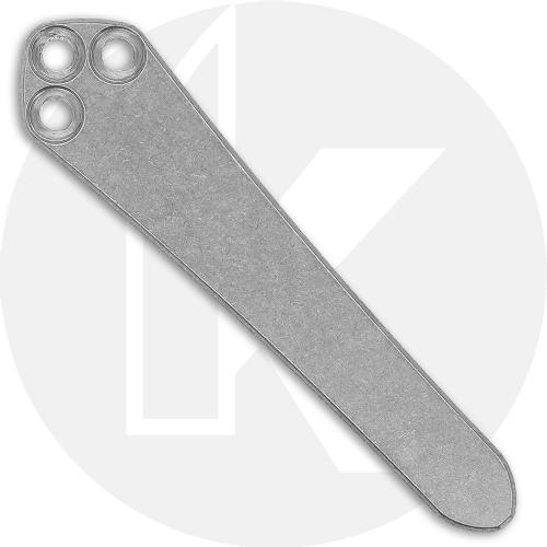 Ripp's Garage Tech Spyderco Universal Titanium Pocket Clip - Stonewashed